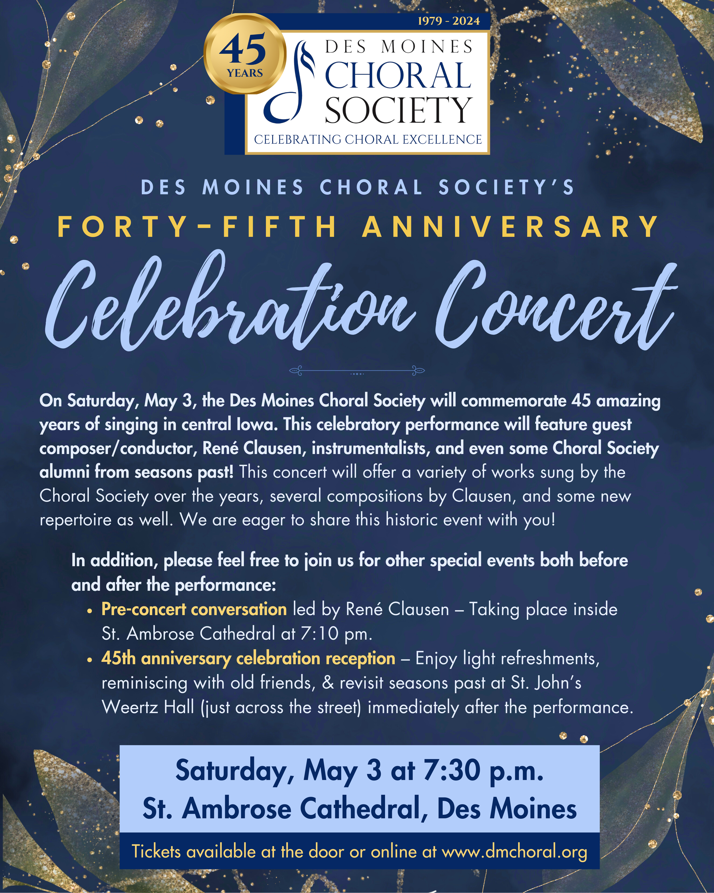 Masterworks 2025 — Des Moines Choral Society